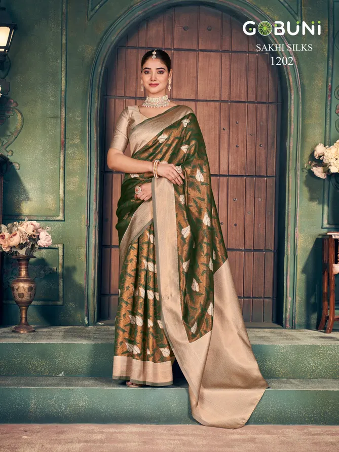 Sakhi Silk By Gobuni Zari Silk Designer Saree Wholesale Price In Surat